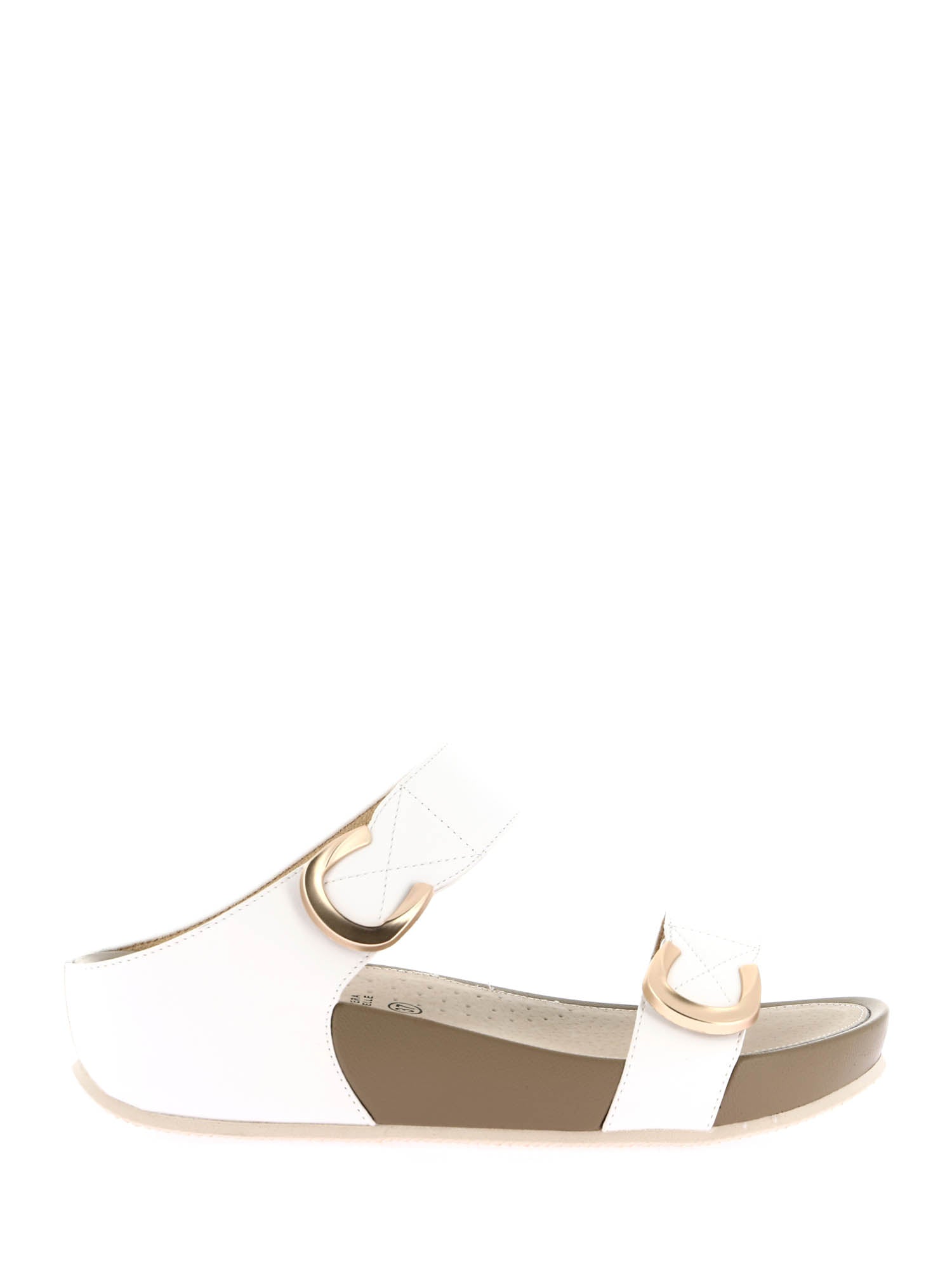 Sandali zeppa Bianco Grunland