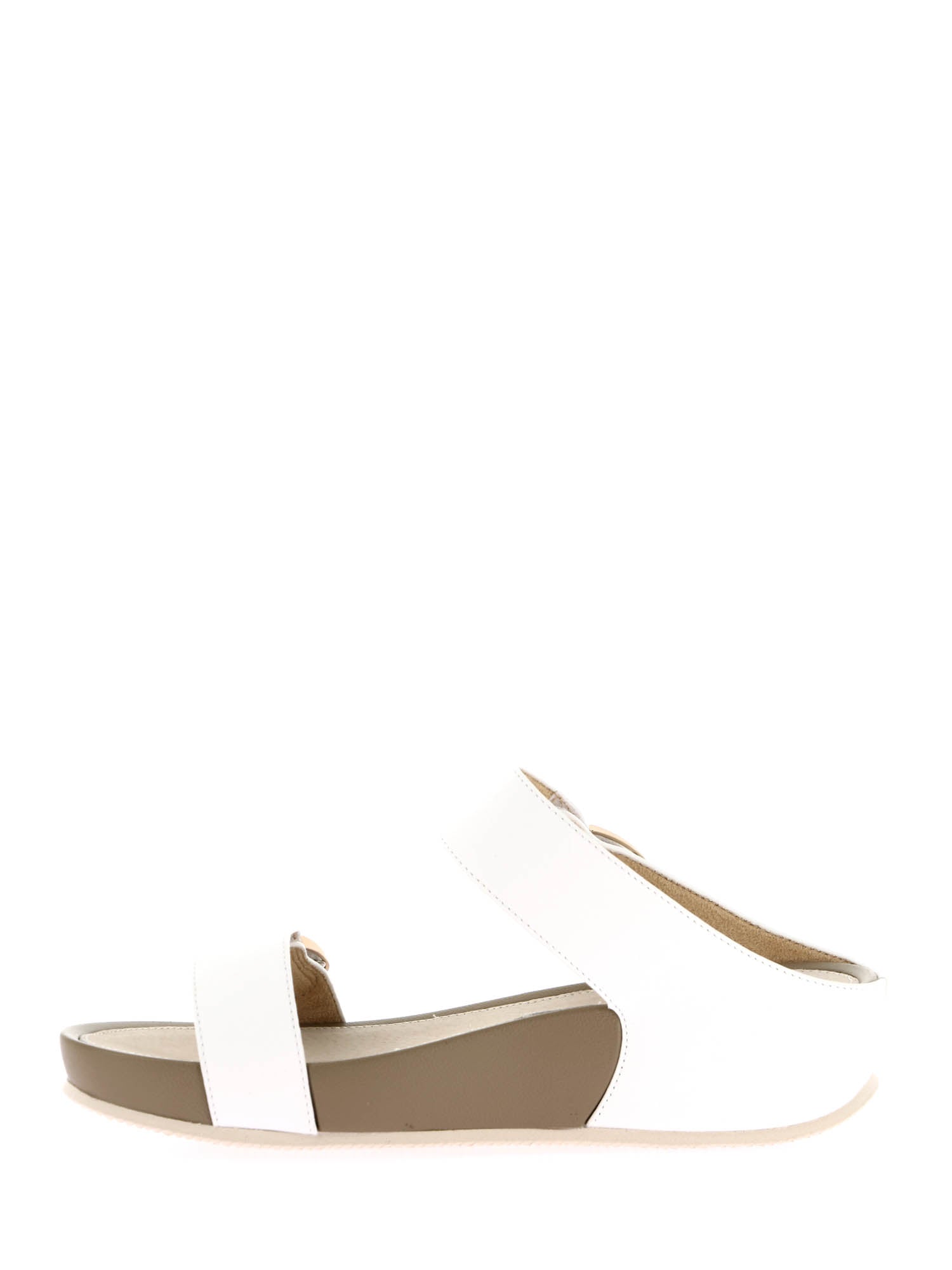 Sandali zeppa Bianco Grunland