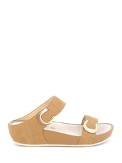 Sandali zeppa Marrone Grunland