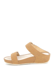 Sandali zeppa Marrone Grunland