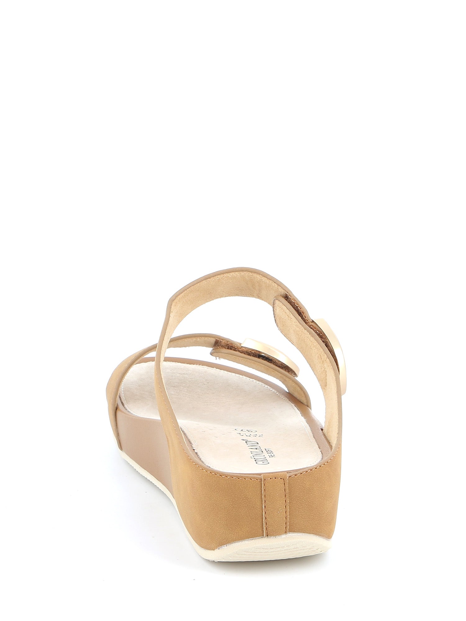 Sandali zeppa Marrone Grunland