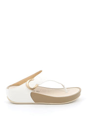 Sandali zeppa Bianco Grunland