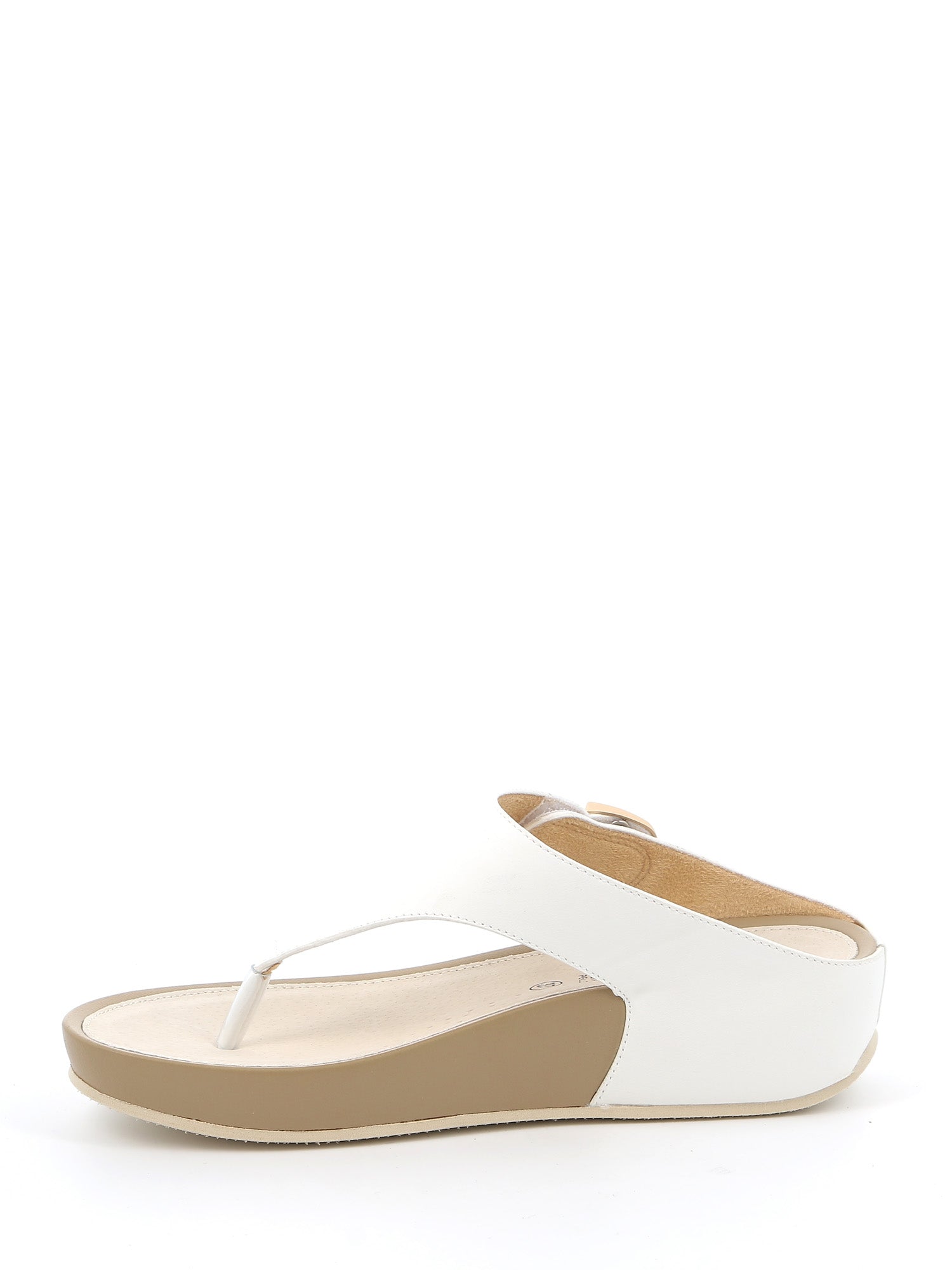 Sandali zeppa Bianco Grunland