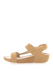 Sandali zeppa Marrone Grunland