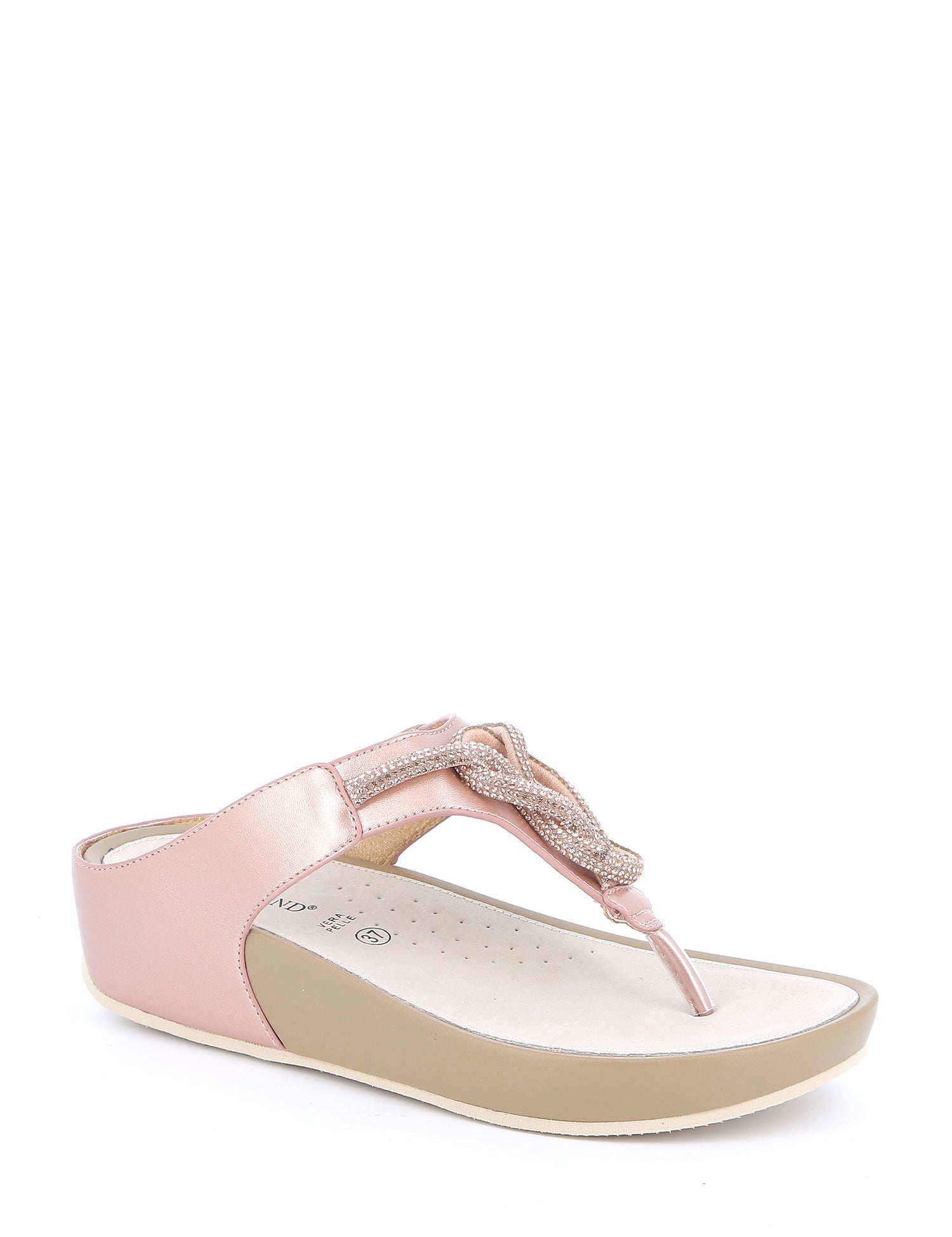 Sandali zeppa Rosa Grunland