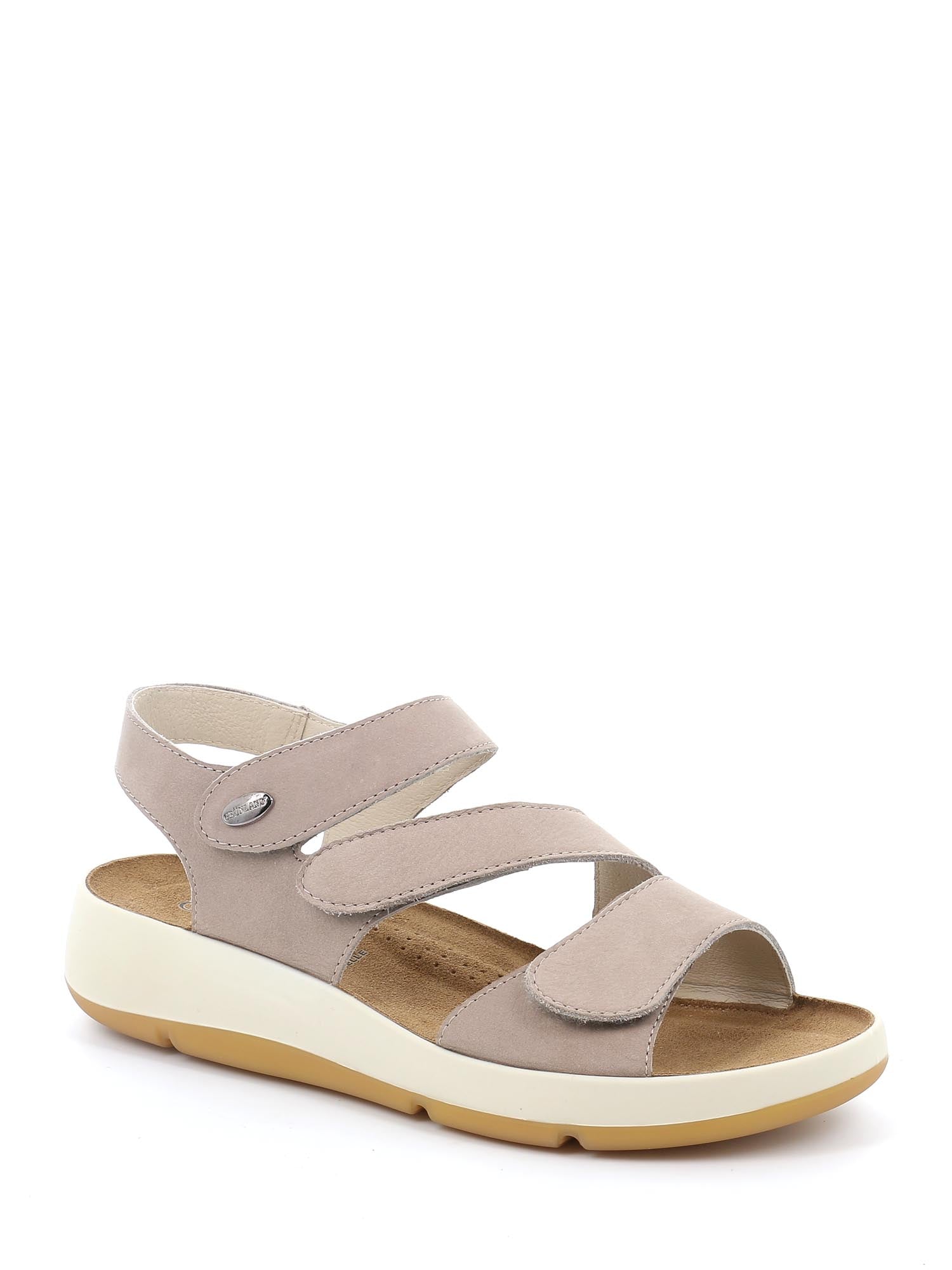 Sandali con strappi Grigio Grunland