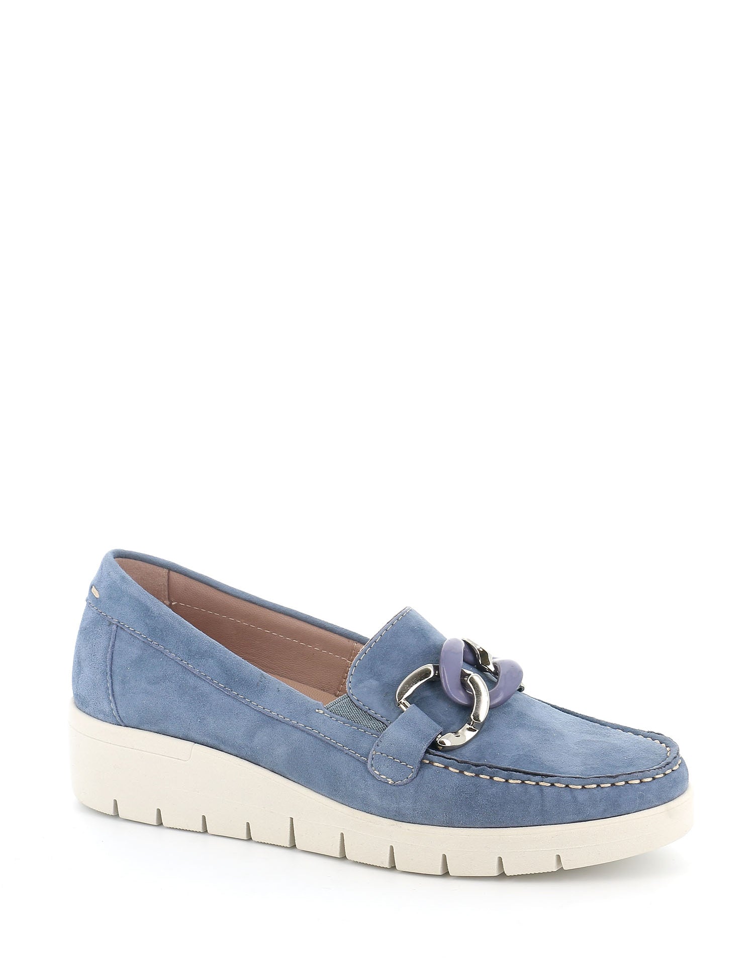 Mocassini Blu Chiaro Grunland