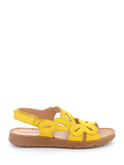 Sandali con strappi Giallo Grunland