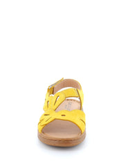 Sandali con strappi Giallo Grunland