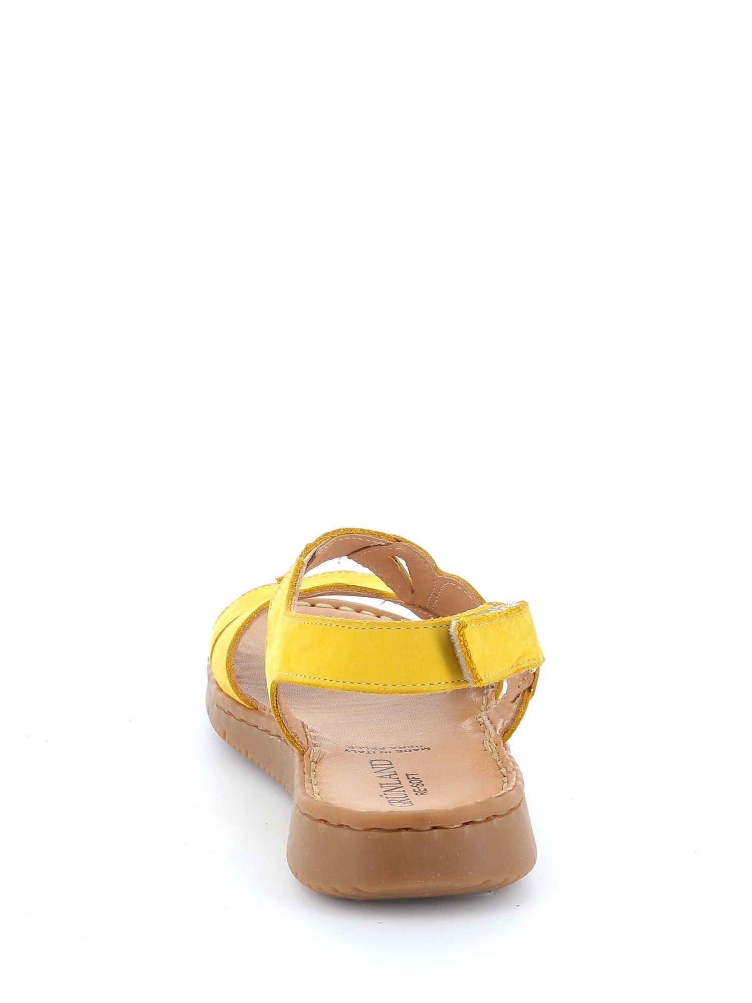 Sandali con strappi Giallo Grunland