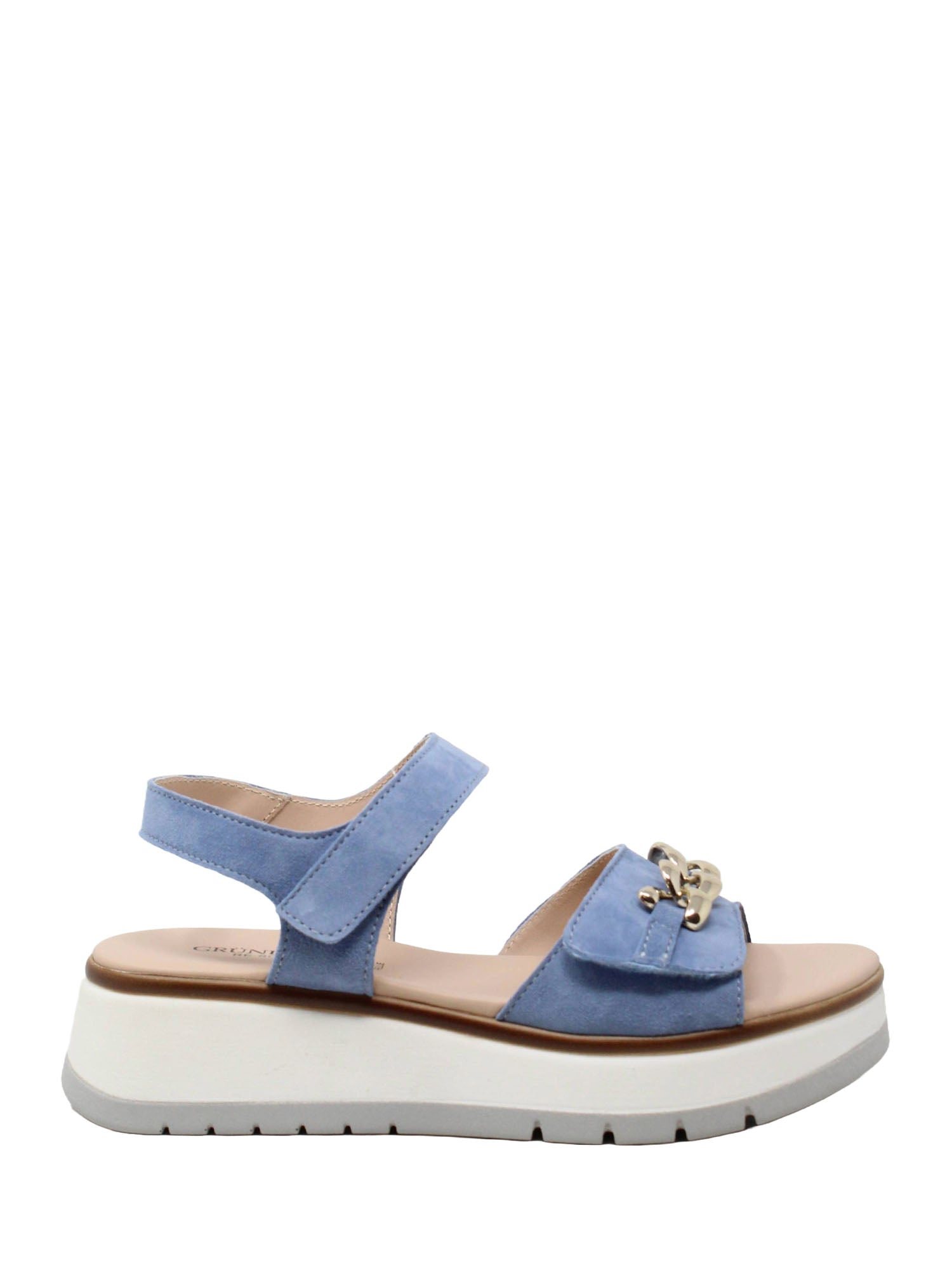 Sandali zeppa Celeste Grunland