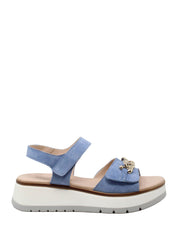 Sandali zeppa Celeste Grunland