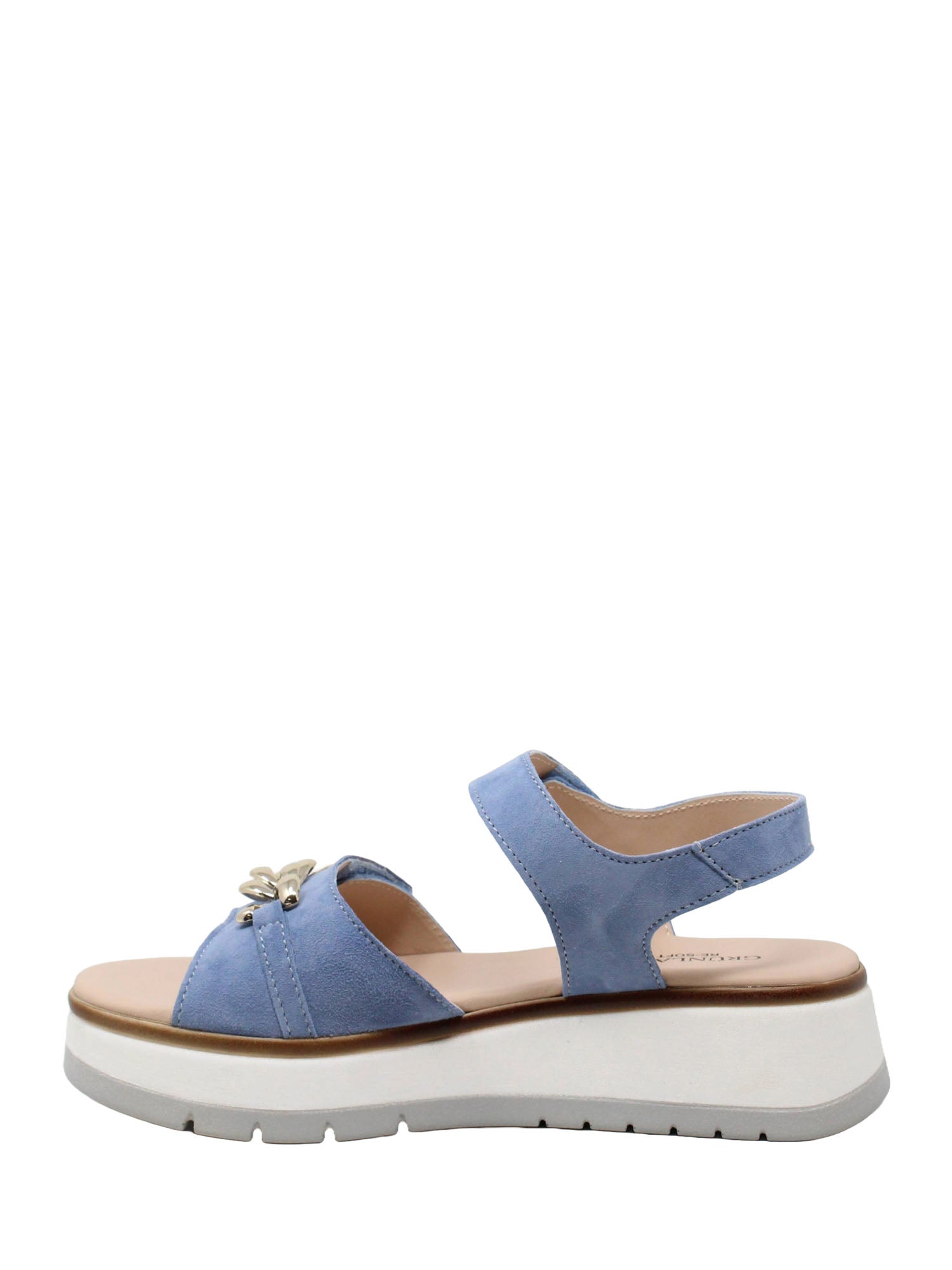 Sandali zeppa Celeste Grunland