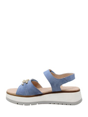 Sandali zeppa Celeste Grunland