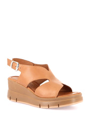 Sandali zeppa Marrone Grunland