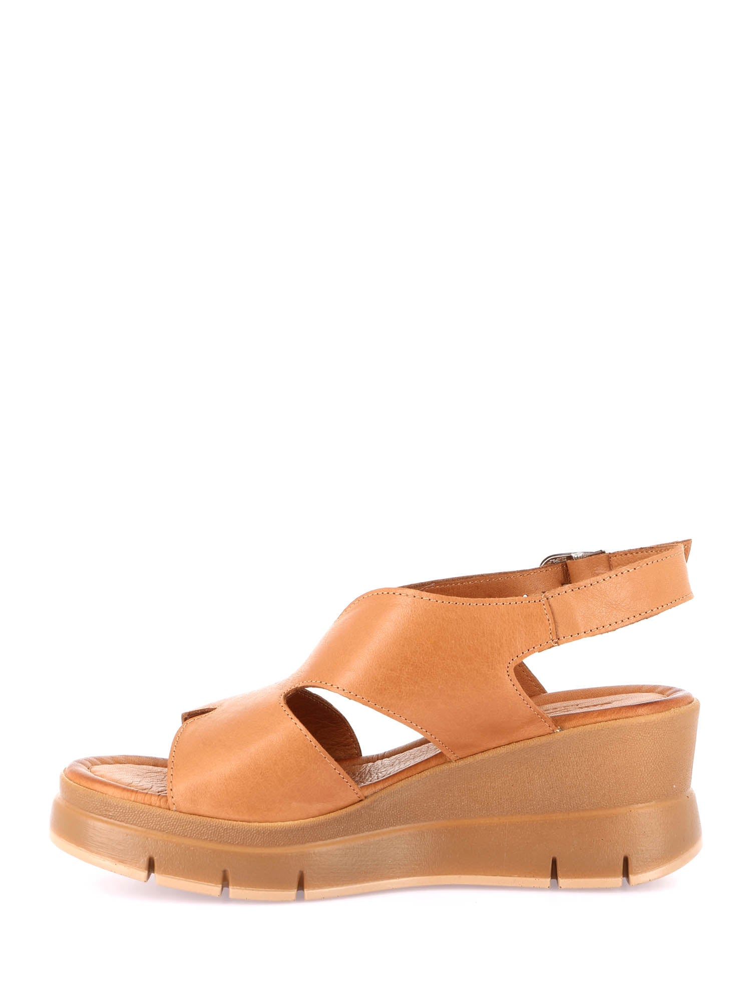 Sandali zeppa Marrone Grunland