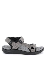 Sandali con strappi Grigio Grunland