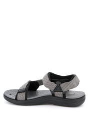 Sandali con strappi Grigio Grunland