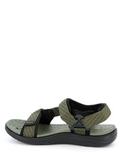 Sandali con strappi Verde Grunland