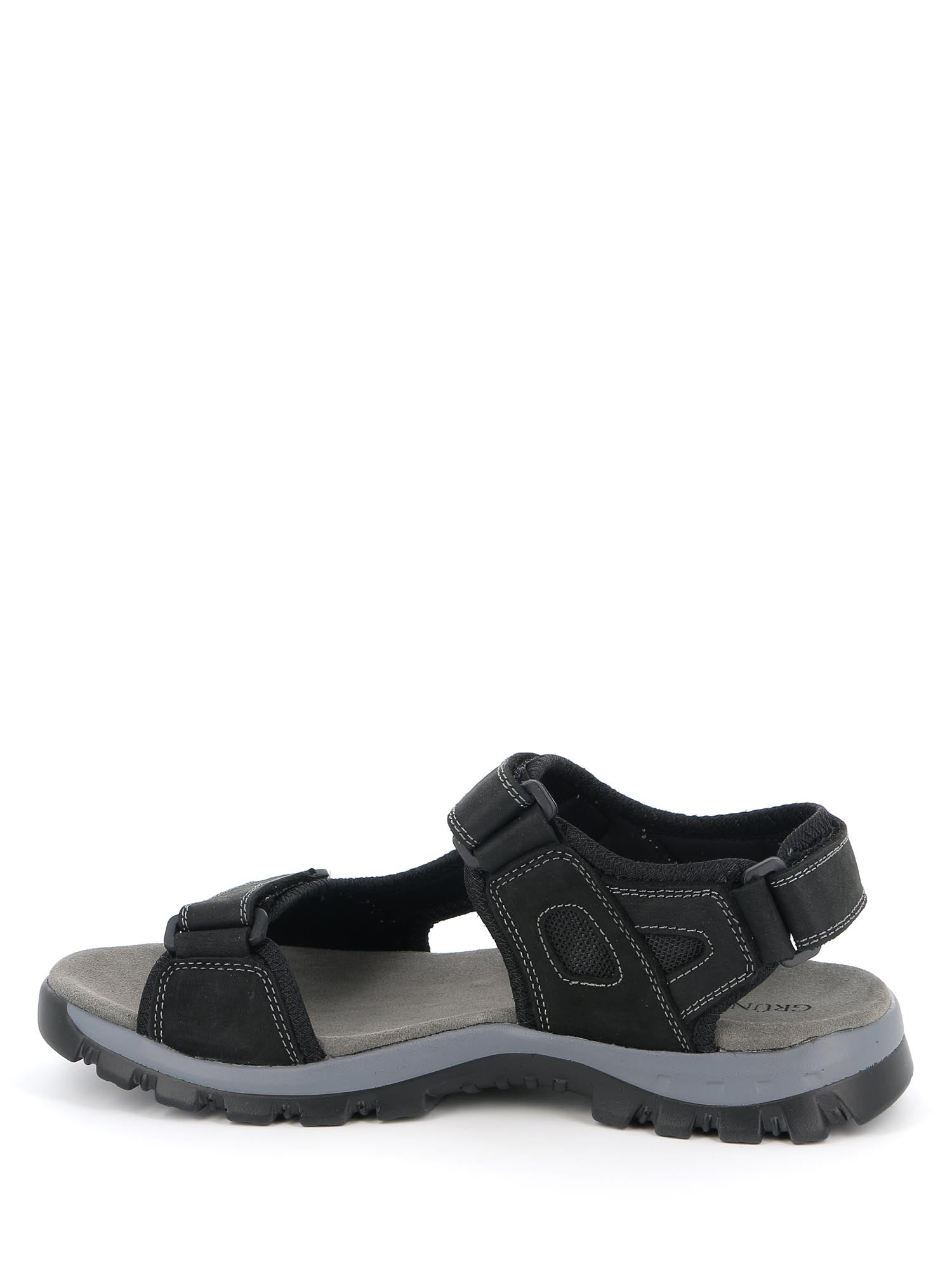 Sandali con strappi Nero Grunland