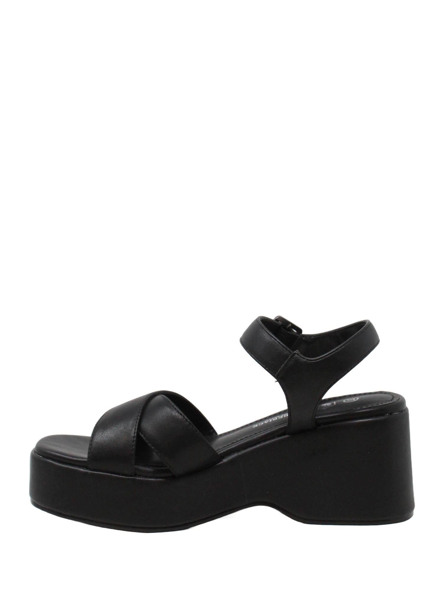 Sandali zeppa Nero Lumberjack