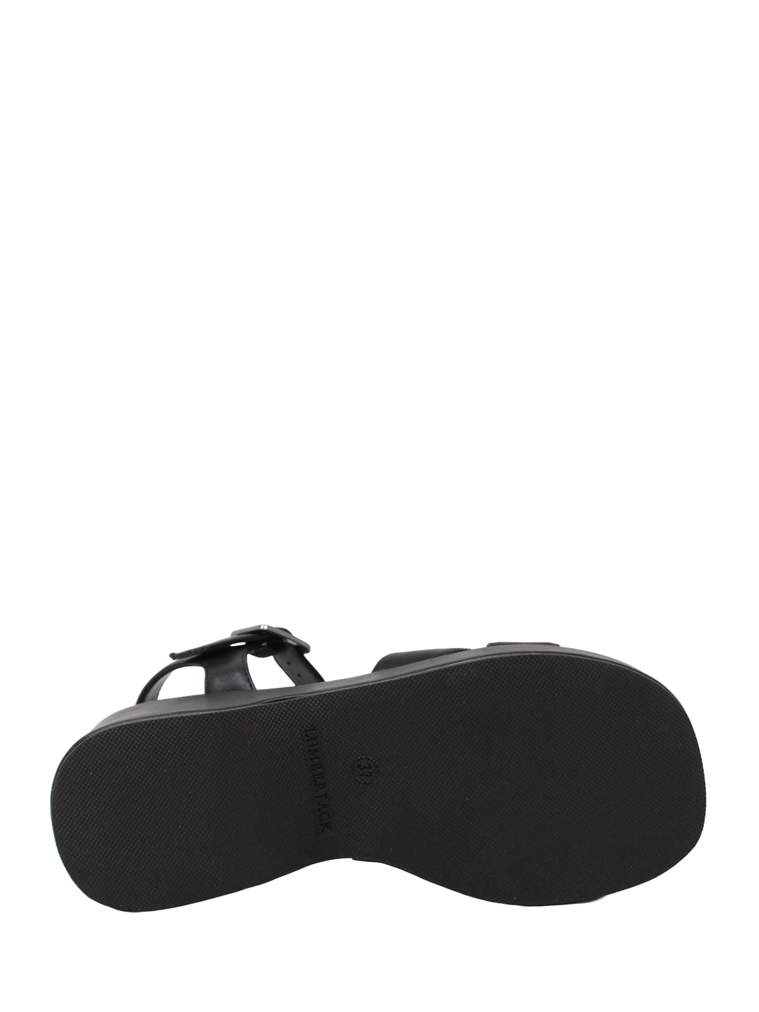 Sandali zeppa Nero Lumberjack