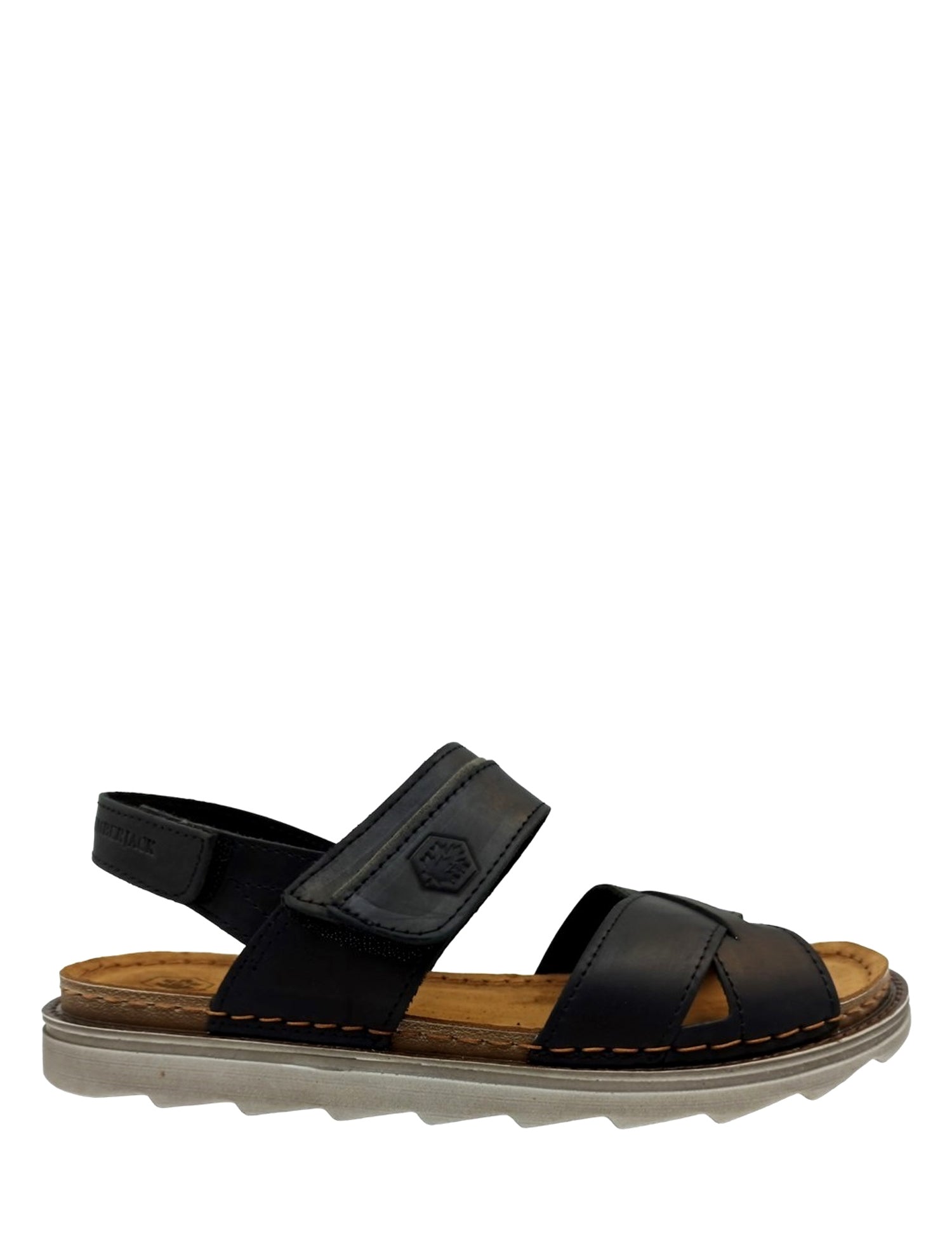Sandali con strappi Nero Lumberjack