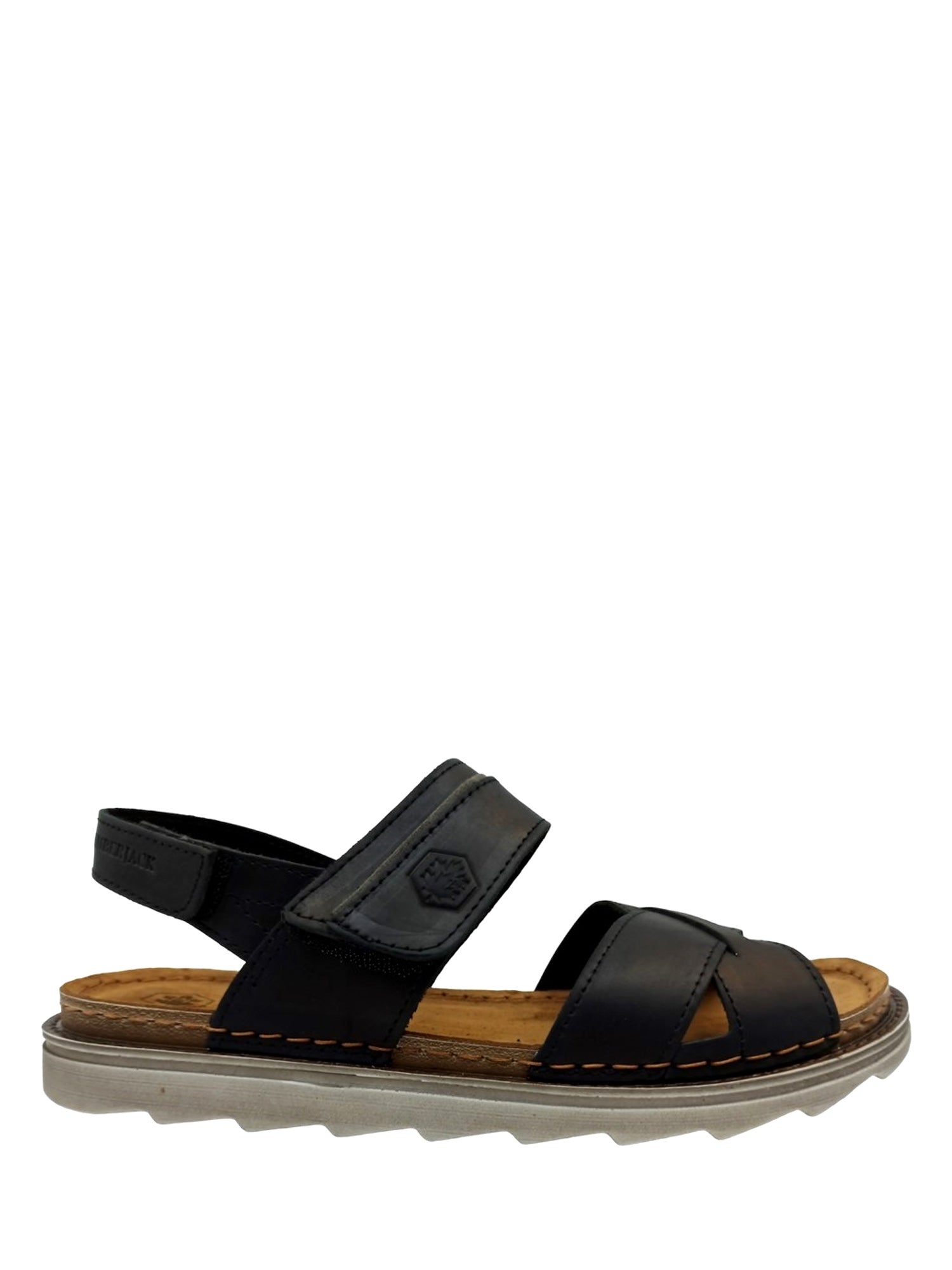 Sandali con strappi Nero Lumberjack