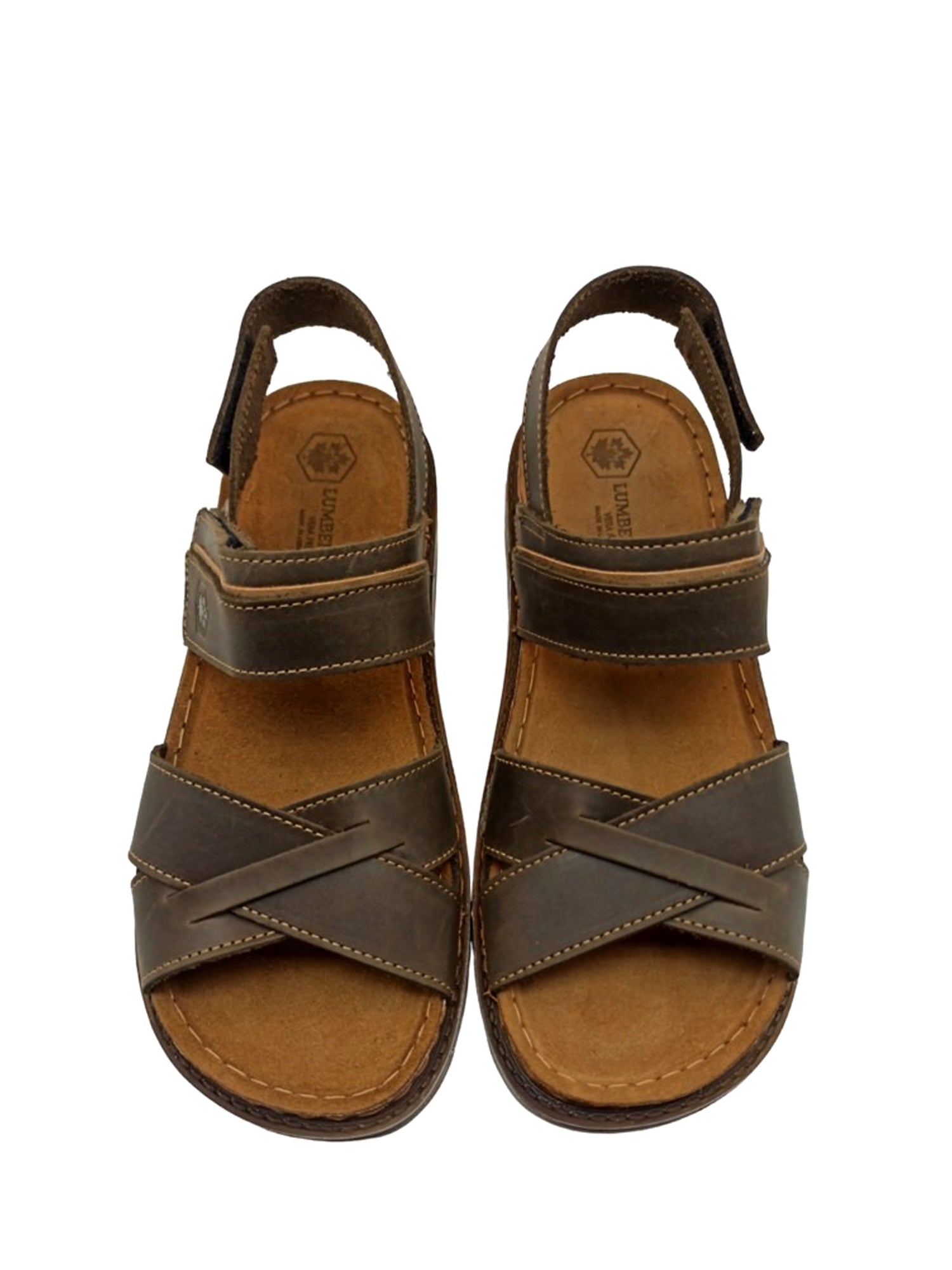 Sandali con strappi Marrone Lumberjack