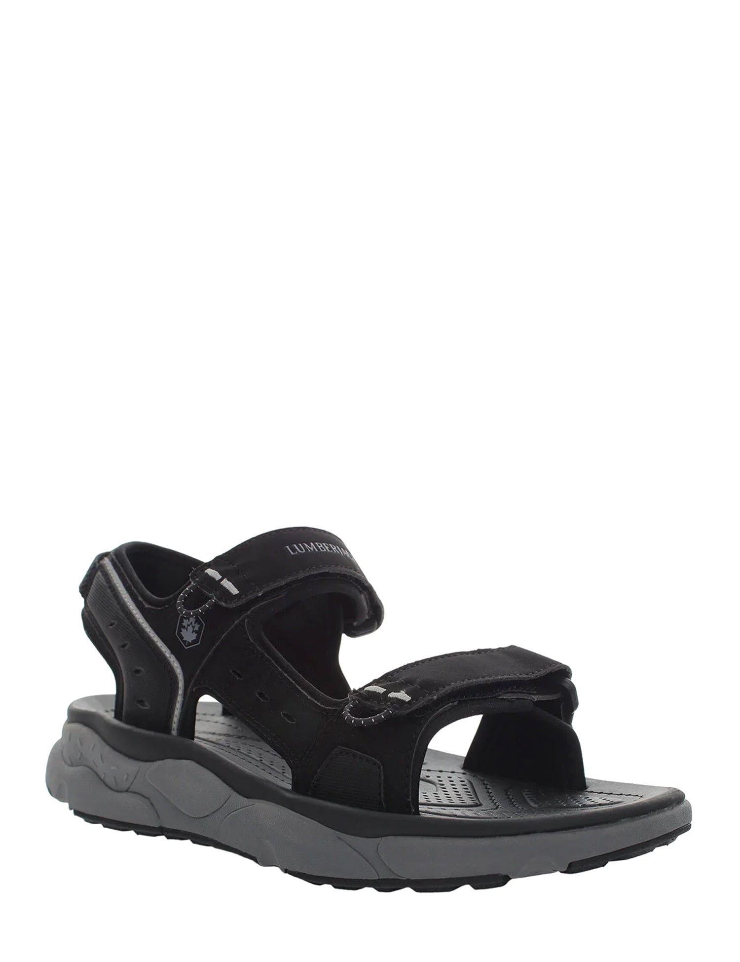 Sandali con strappi Nero Lumberjack