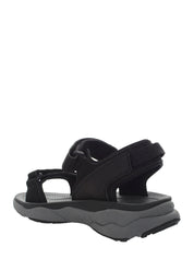 Sandali con strappi Nero Lumberjack