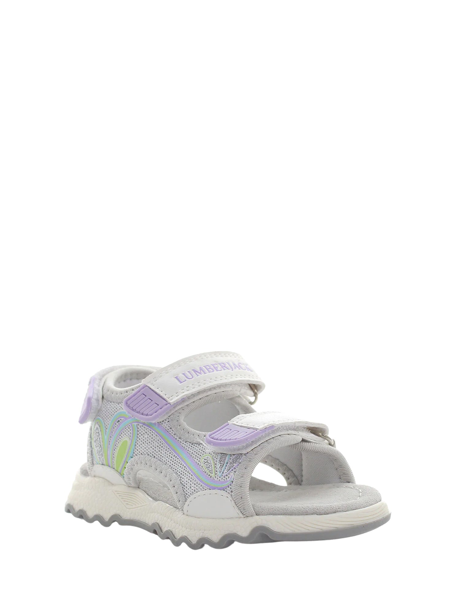 Sandali con strappi Viola Lumberjack