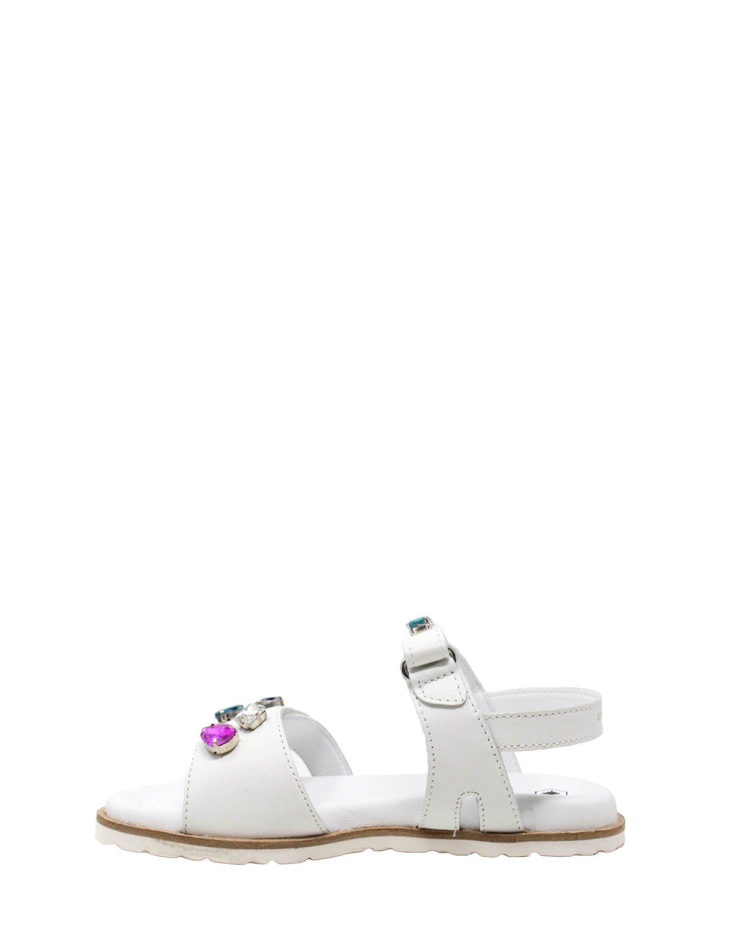 Sandali con strappi Bianco Lumberjack