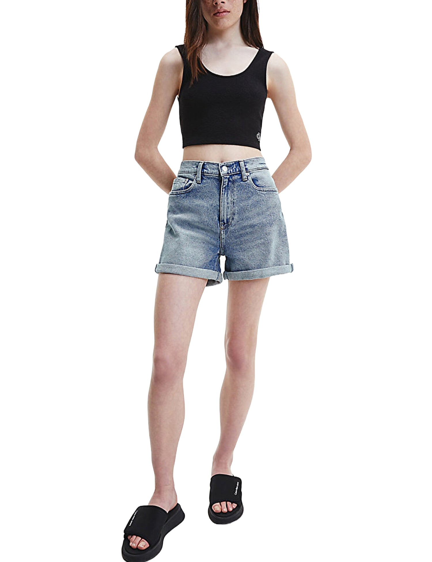 Shorts Blu Calvin Klein Jeans