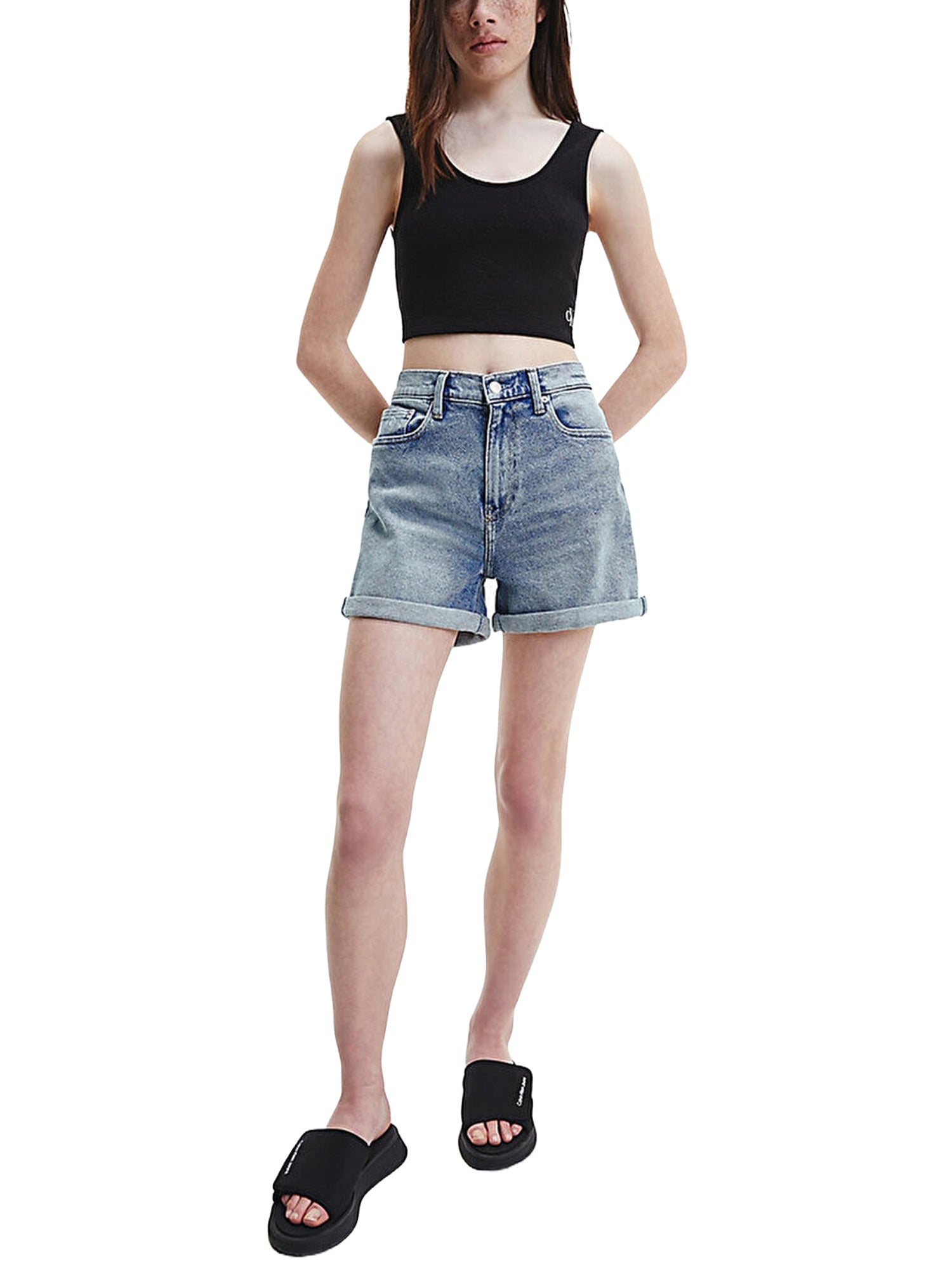 Shorts Blu Calvin Klein Jeans