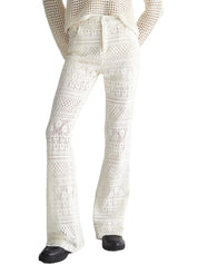 Pantaloni Avorio Liu-jo