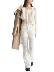 Pantaloni Avorio Liu-jo