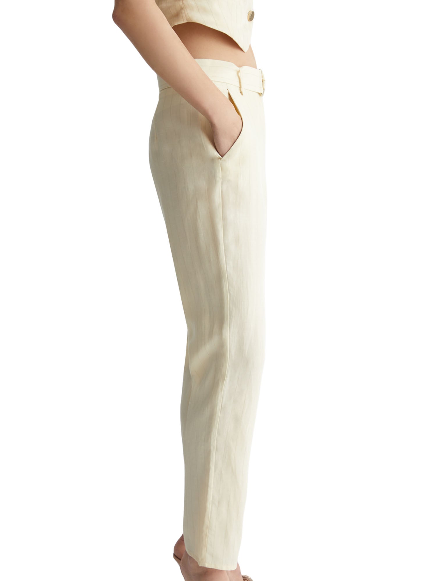 Pantaloni Avorio Liu-jo