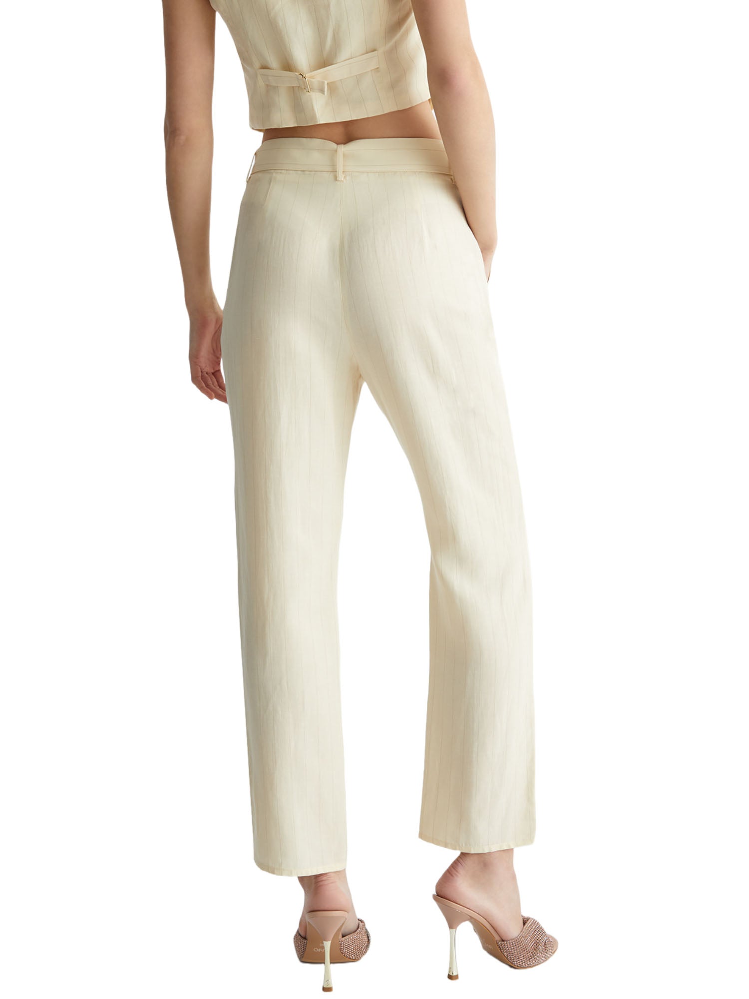 Pantaloni Avorio Liu-jo