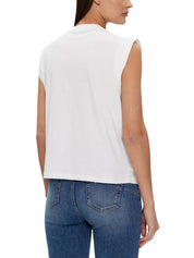 T-shirt Bianco Rosa Liu-jo