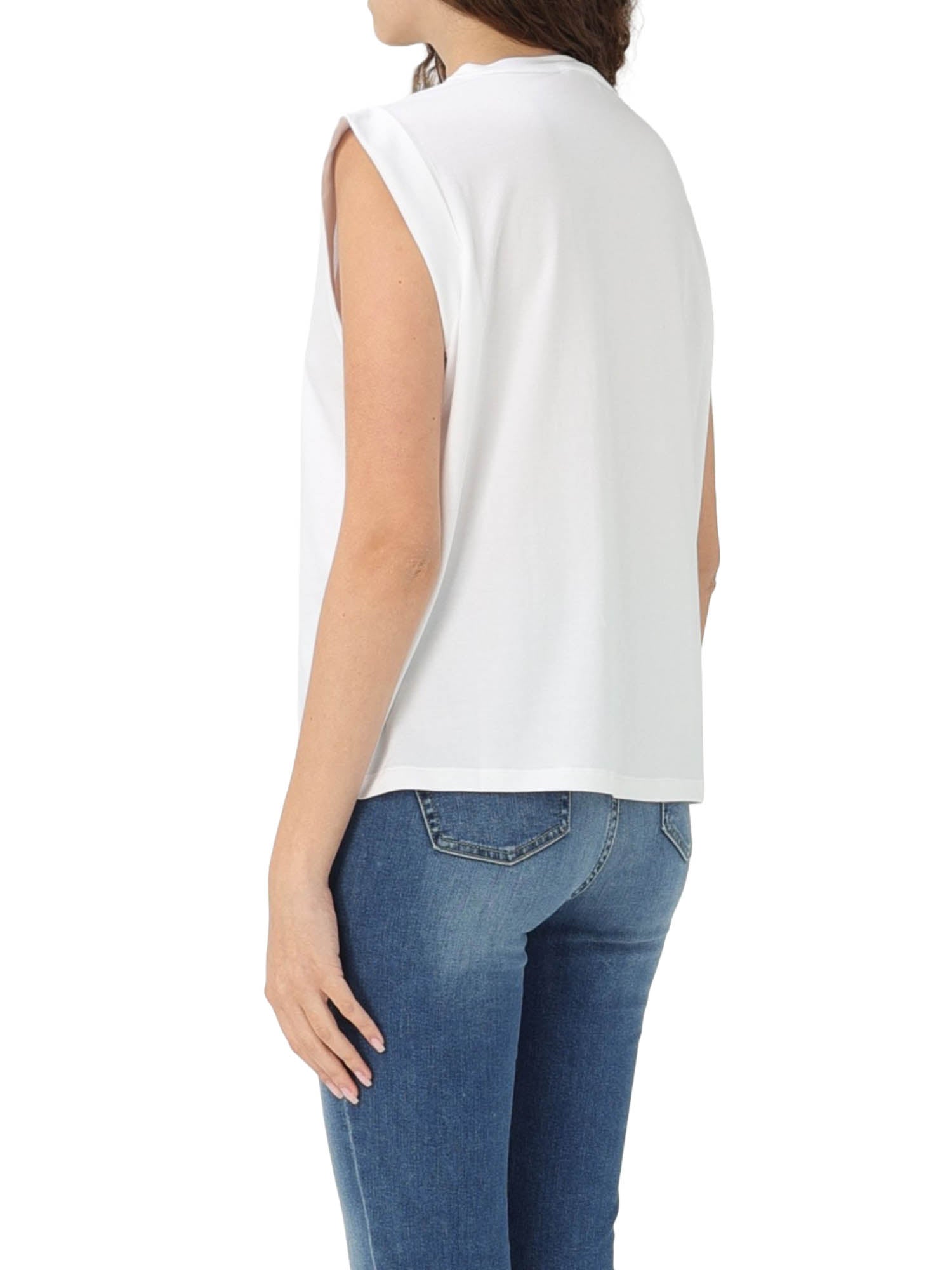 T-shirt Bianco Verde Liu-jo