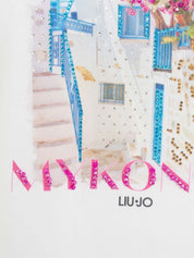 T-shirt Bianco Verde Liu-jo