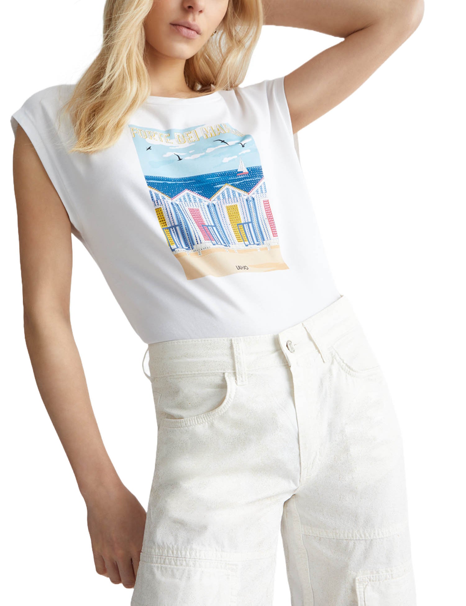 T-shirt Bianco Liu-jo