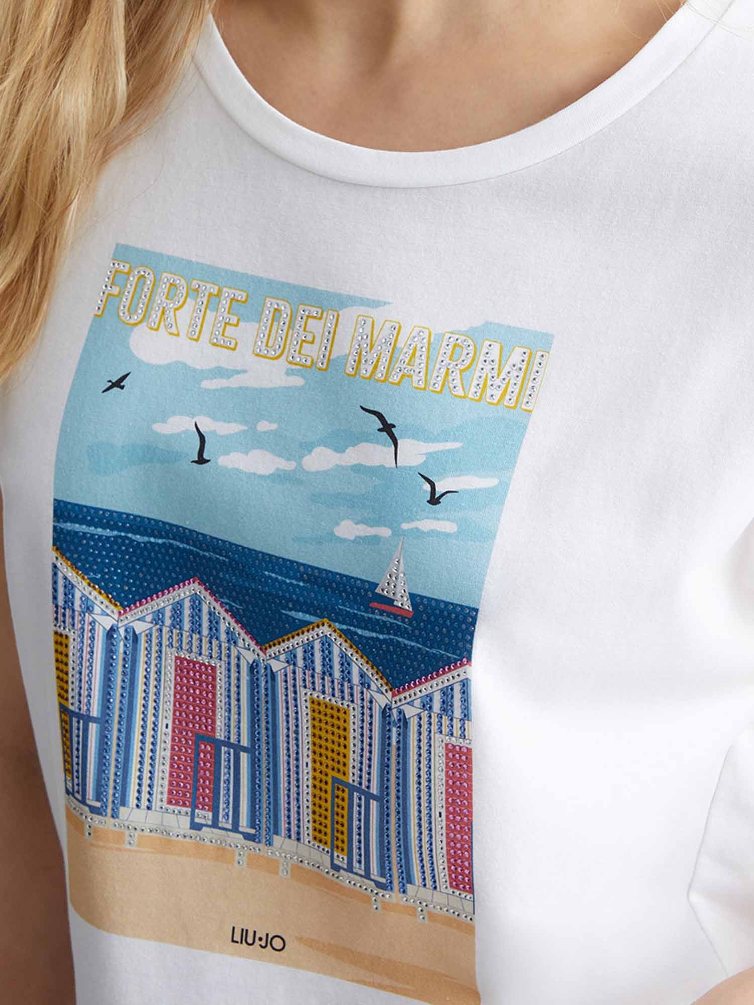 T-shirt Bianco Liu-jo