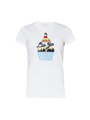 T-shirt Bianco Liu-jo