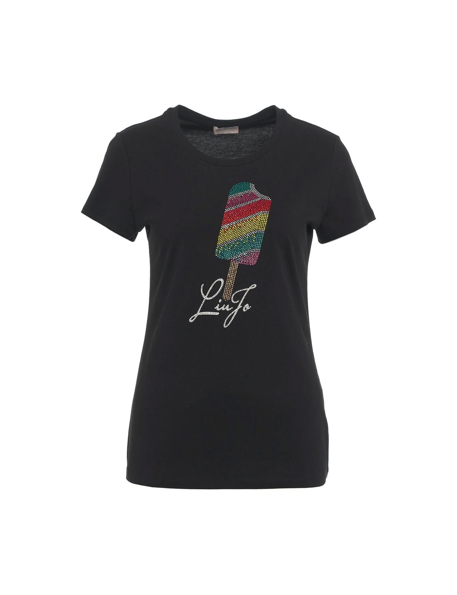 T-shirt Nero Liu-jo