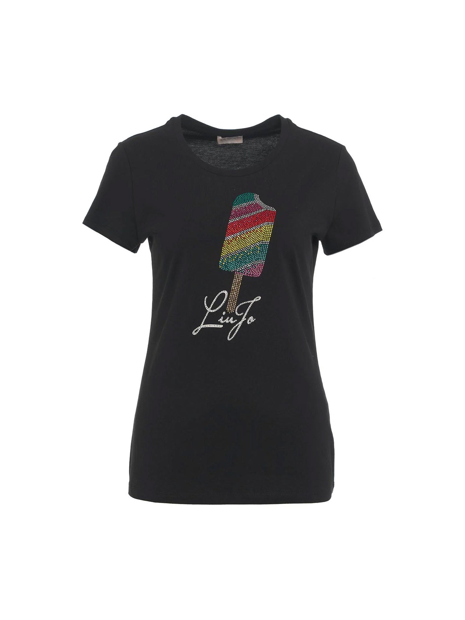 T-shirt Nero Liu-jo