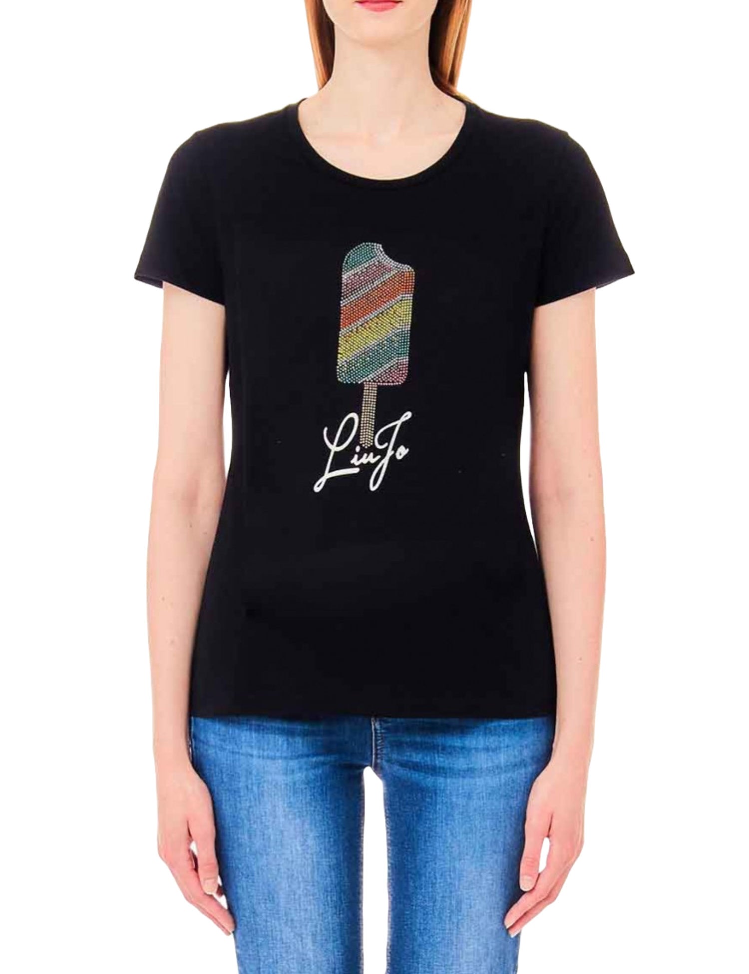T-shirt Nero Liu-jo