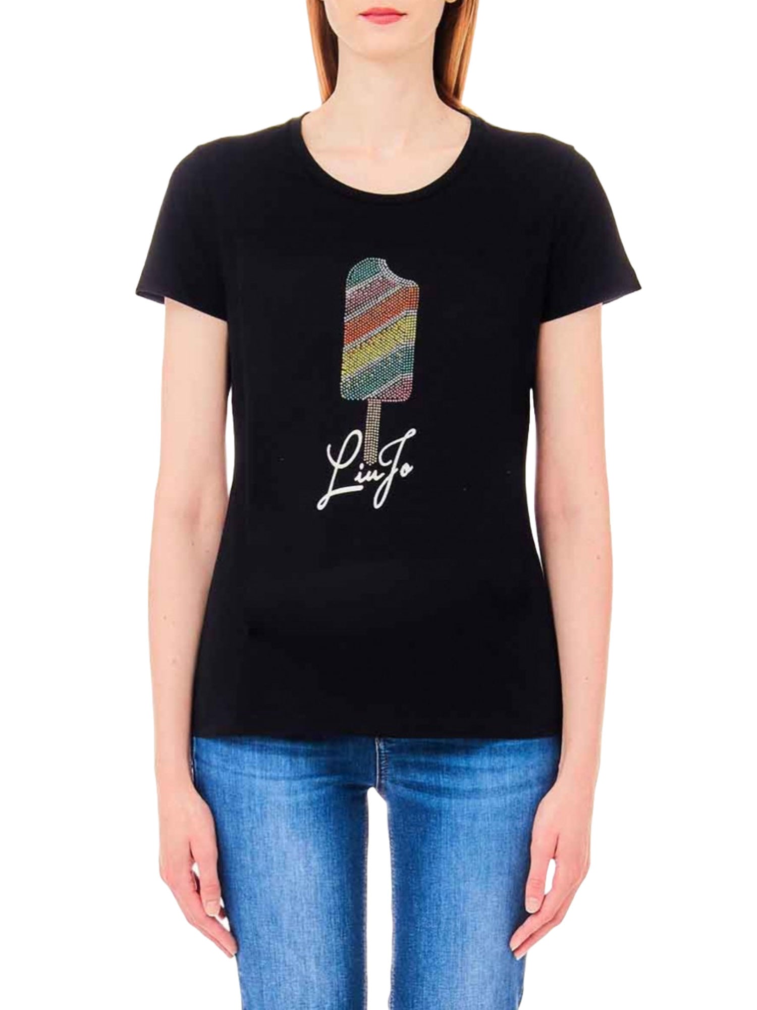 T-shirt Nero Liu-jo