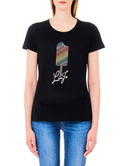 T-shirt Nero Liu-jo